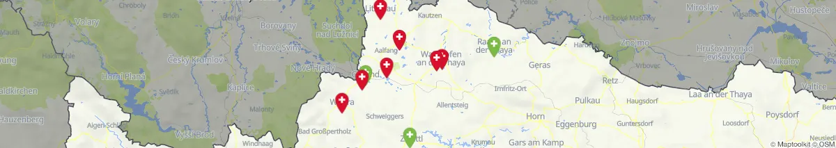 Kartenansicht für Apotheken-Notdienste in der Nähe von Brand-Nagelberg (Gemeinde, Niederösterreich) (16)